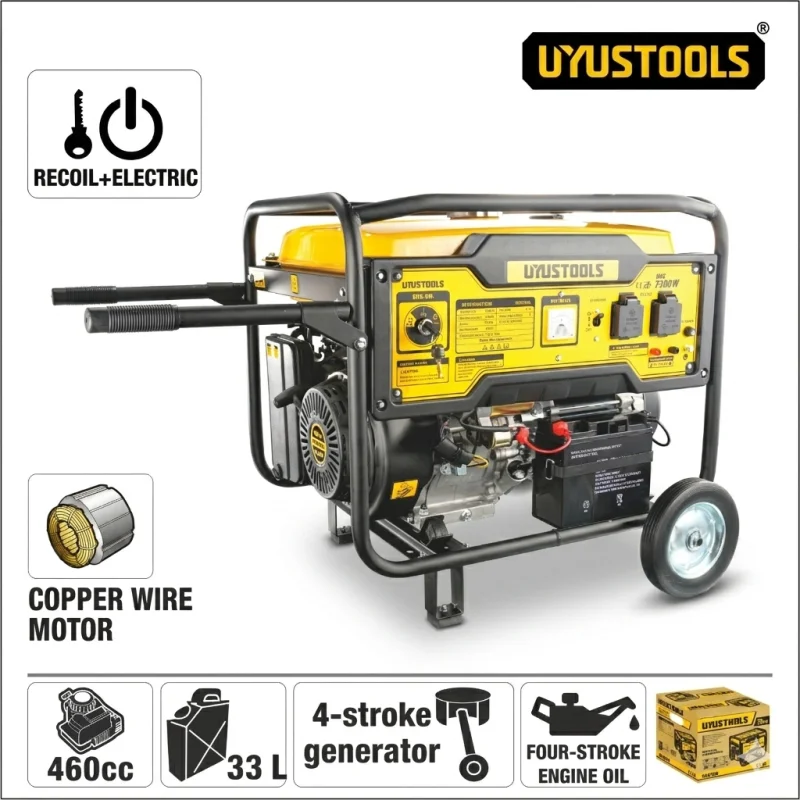 GEG6800E-6.8KVA PETROL GENSET