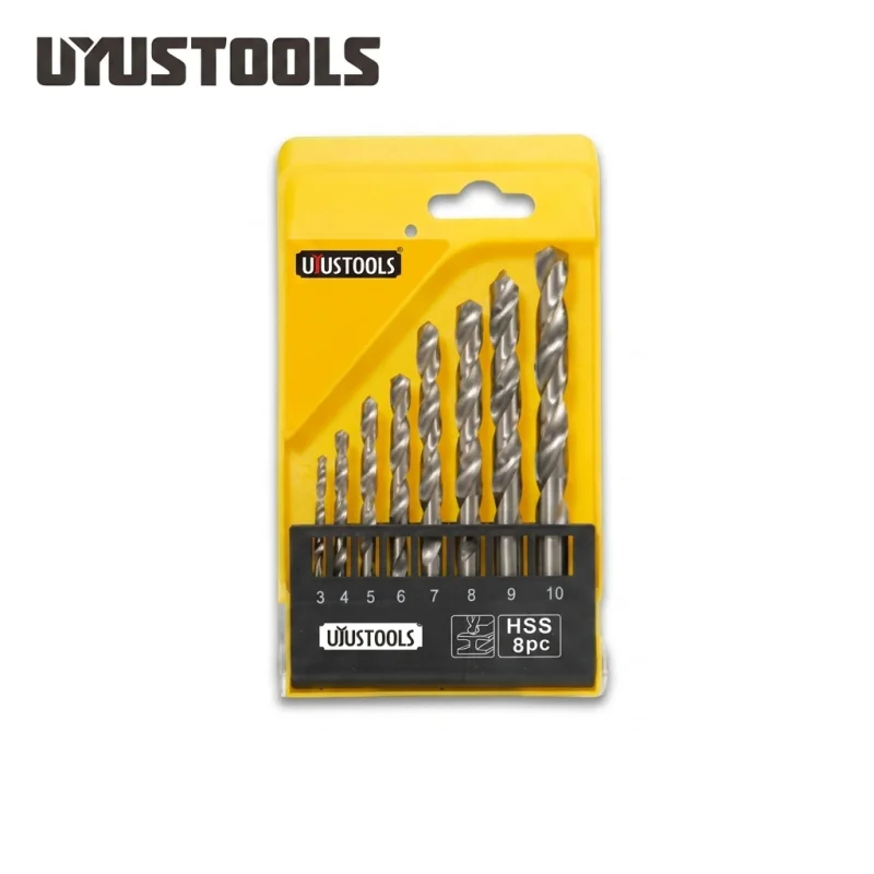 BCF08S-8PCS HSS DRILL BIT SET