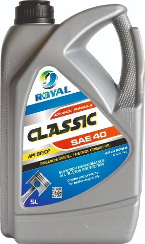 Sae40 engine oil 5ltr royal