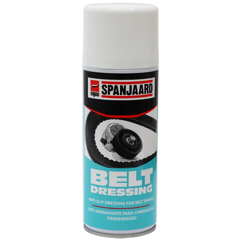 Belt dressing spray