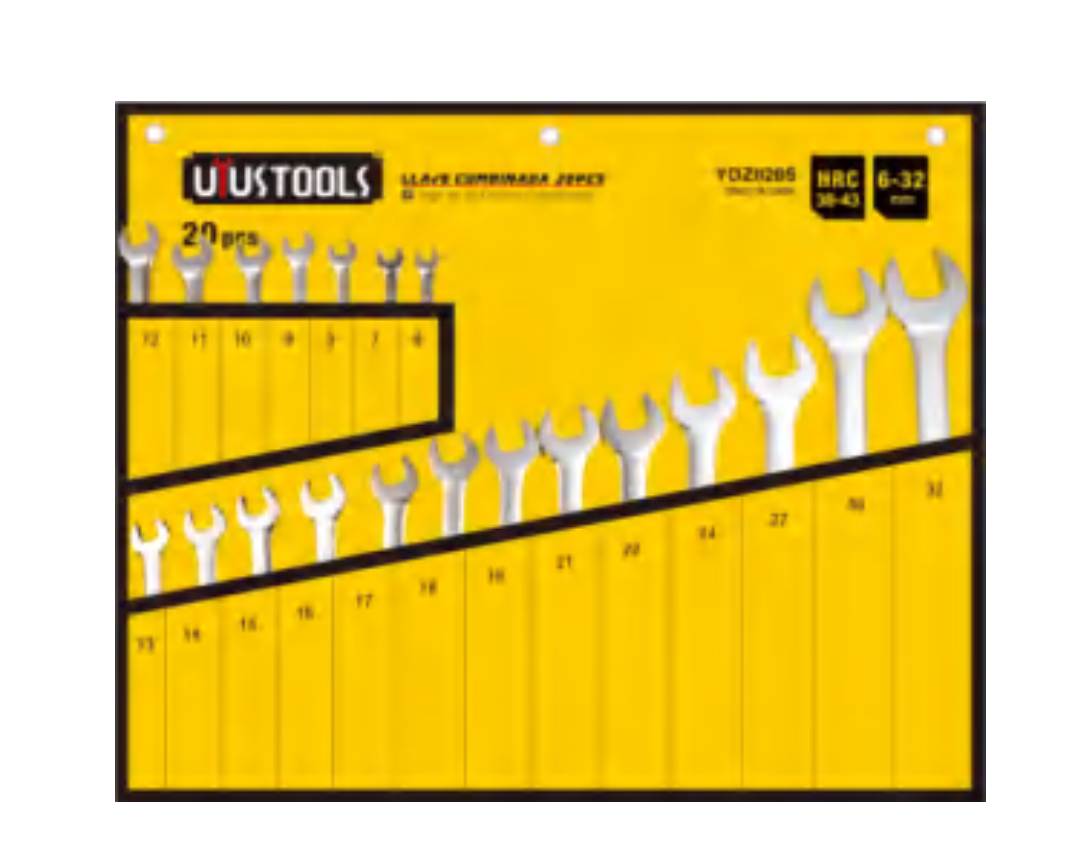 YOZ0202S-20PCS COMBINATION SPANNER SET