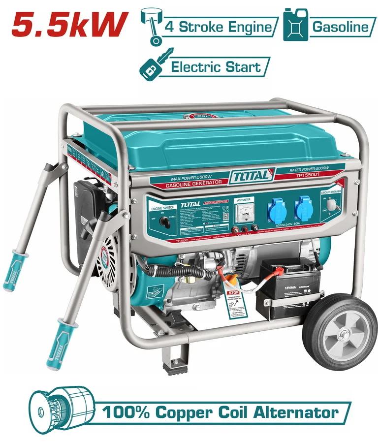 TP155001-5.5KVA TOTAL PETROL GENSET